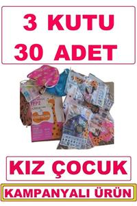 AKY MASKE Medikal Çocuk 30 'lu Kutu Çocuk N95 Maske Ffp2 Maske Karışık 3 Kutu 30 Adet Kampanyalı N95 Kız Çocuk