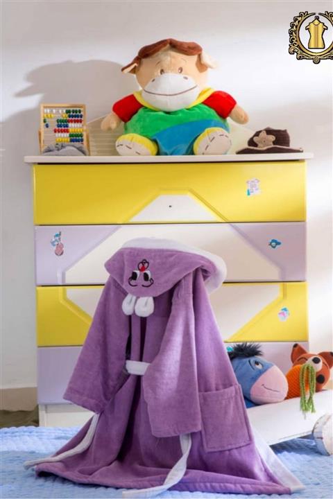 uygarhome Kapşonlu Çocuk Bornozu/bebek Bornoz Seti