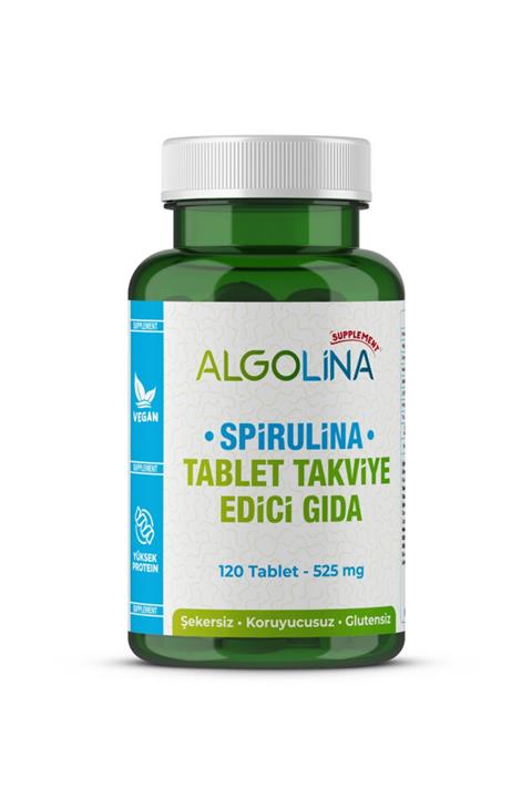 Algolina Spirulina Tablet 525 mg 120 Tablet