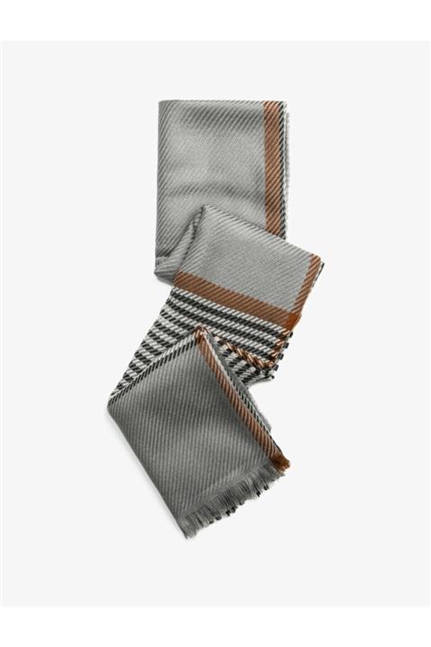 Koton Çizgili Blok Desenli Şal