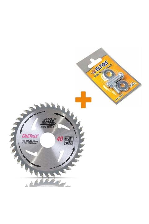 CMC Daire Testere Bıçağı Ahşap Testeresi 115mm + Matkap Aparatı