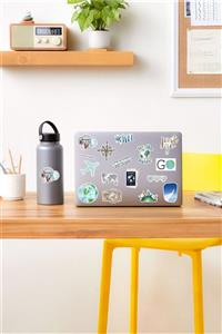 AR Sticker Renkli Travel Laptop Notebook Tablet Sticker Set 1