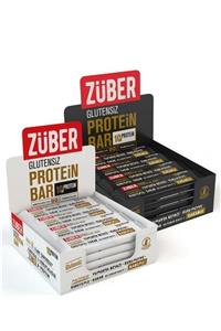 Züber Badem & Kakao Protein Bar Glutensiz Vejeteryan Ikilisi 24 Adet 24 X 35 Gr