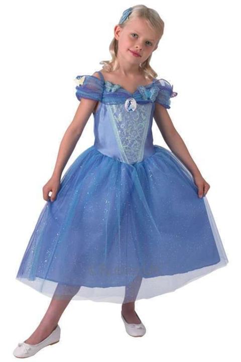 Parti Dünyası Sindirella Kostümü 3/4 Yaş Lisanslı
