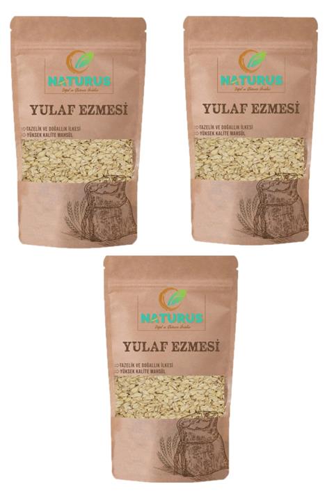 NATURUS Doğal Yulaf Ezmesi 3x750g 2.25kg