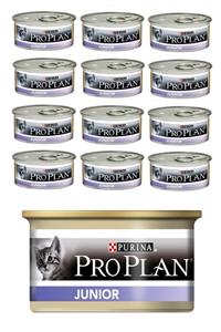 Proplan Junior Tavuklu Yavru Kedi Konservesi 85 Gr X 12 Adet