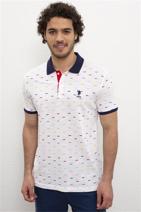 U.S. Polo Assn. Beyaz Erkek T-Shirt
