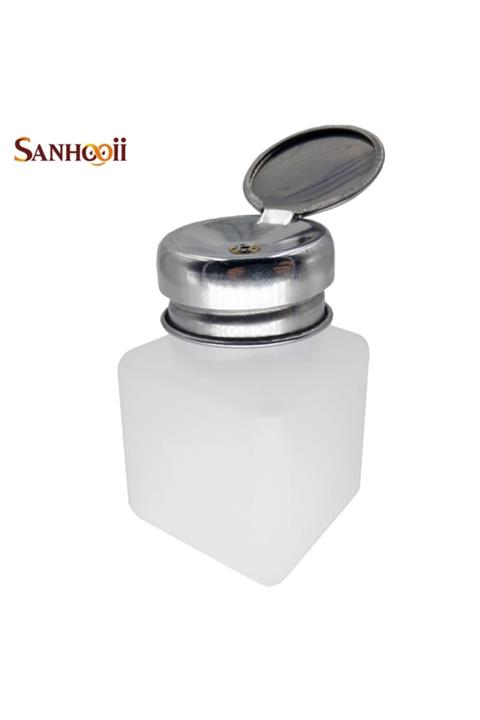 ucuzmi Pompalı Taşınabilir 200ml Sıvı Alkol Tiner Metal Püskürtücü Doldurabilir Kapaklı Plastik Şişeli