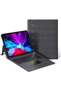 AktarMobile Benks Ipad Pro 12.9 2021 5. Nesil Klavye Kablosuz Klavyeli Kılıf Bluetooth Keyboard Touch Pad