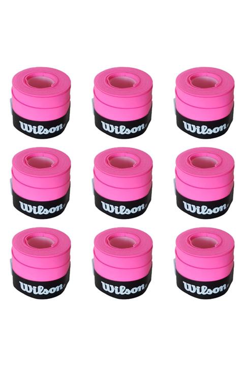 Wilson Comfort Bowl O'grips 9 Adet Grip, Tenis Raketi Gribi Pembe