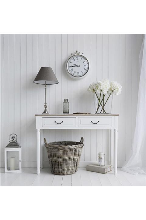 Woodenbend Darika Beyaz Masif Dresuar