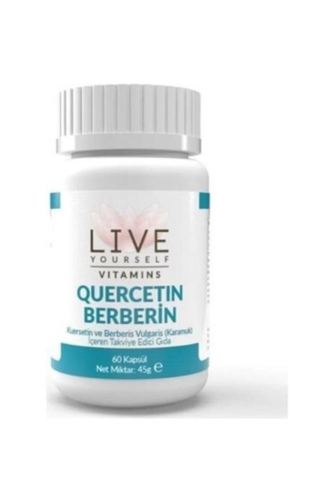 Live Yourself Vitamins Quercetin Berberin 60 Kapsül