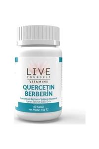 Live Yourself Vitamins Quercetin Berberin 60 Kapsül