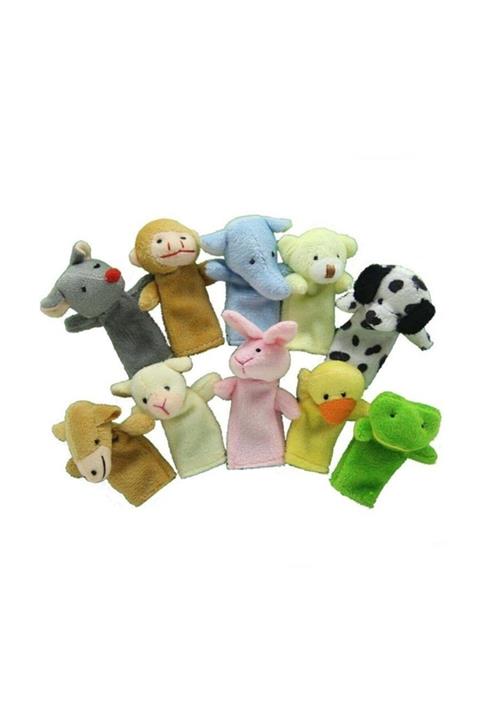 DIGERUI 10'lu Hayvan Parmak Kukla