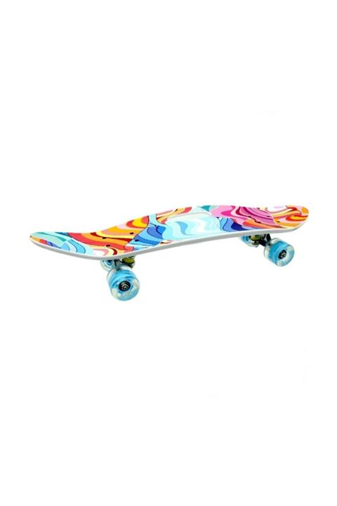 HİMARRY 889 Desenli Orta Boy Işıklı Kaykay 65 Cm