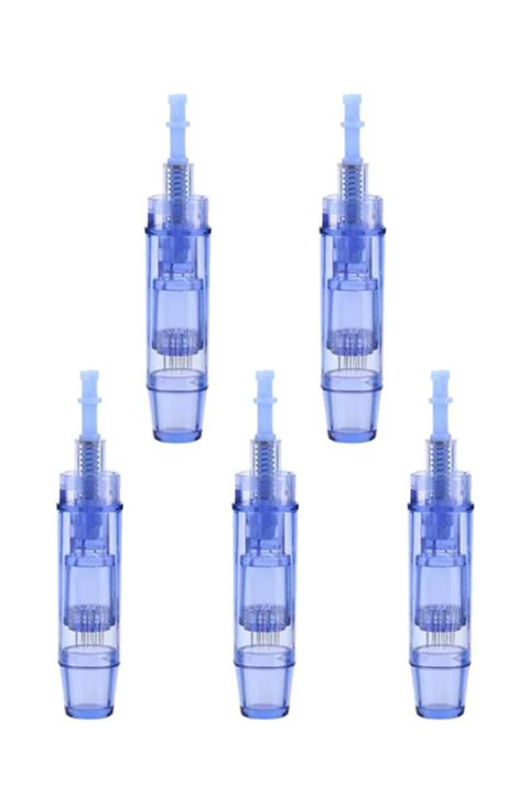 Dr.Pen Auto Microneedle System A1 Dermapen Iğnesi 12 Pin 5 Adet Orjinal Soketli Kapaklı Model Dermapen Iğnesi