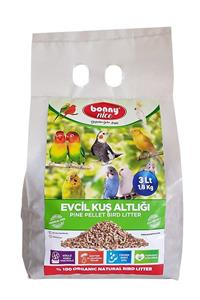 Bonny Nice Kuş Kumu Kanarya Muhabbet Papağan Bülbül Kafes Altlığı 1.8 Kg 3 L