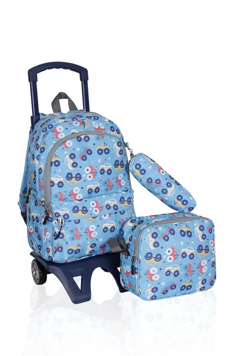 Cambridge Polo Club Çekçekli Ilkokul Çanta Seti Plcan2079 T 305 Araba