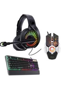 ELROND Elrohir Profesyonel Gaming Set 3in1 Profesyonel Mekanik Klavye+mouse+kulaklık Pro Set Pubg