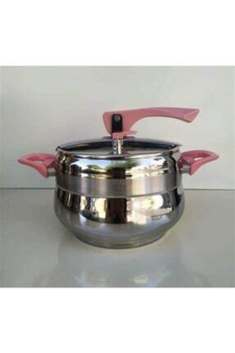 Vivaldi 4 Litre Çelik Düdüklü Tencere