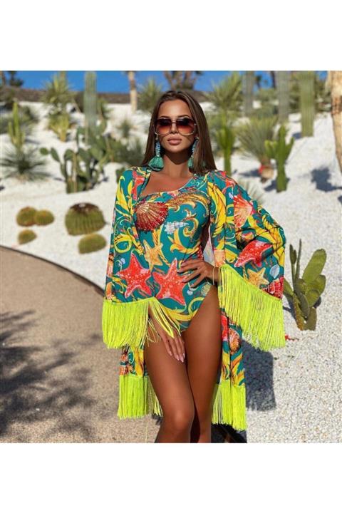 Lady Rich Lady Star Beach Wear Style