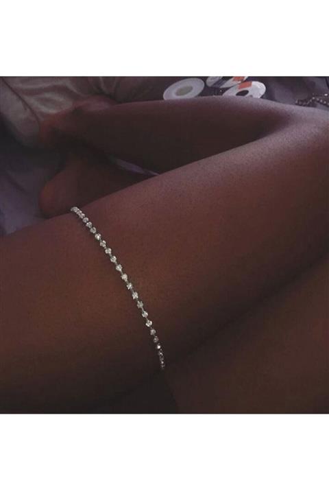 pop up store Kristal Taşlı Bacak Aksesuarı