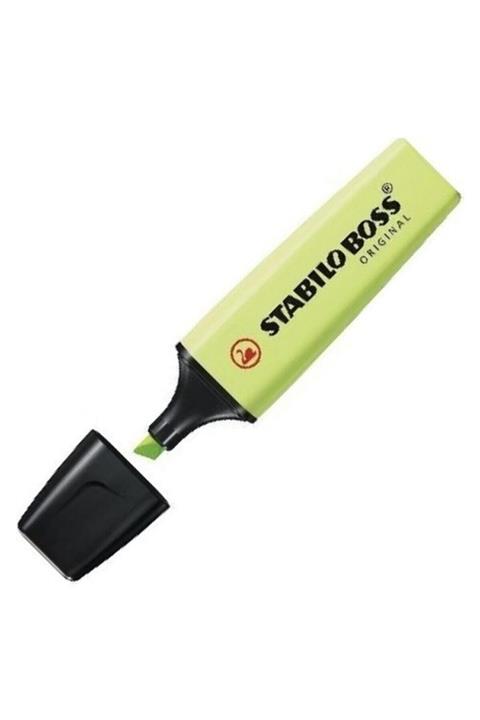 Stabilo Boss Pastel Limon Yeşil Fosforlu Kalem
