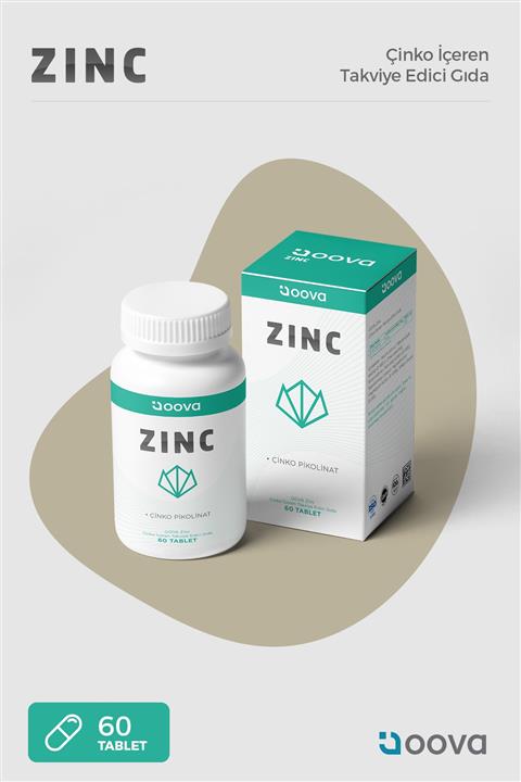 OOVA Zinc 15 Mg 60 Tablet Çinko