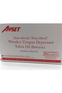 Ayset Tahta Dil Bastırıcı Tahta Çubuk (abeslang)
