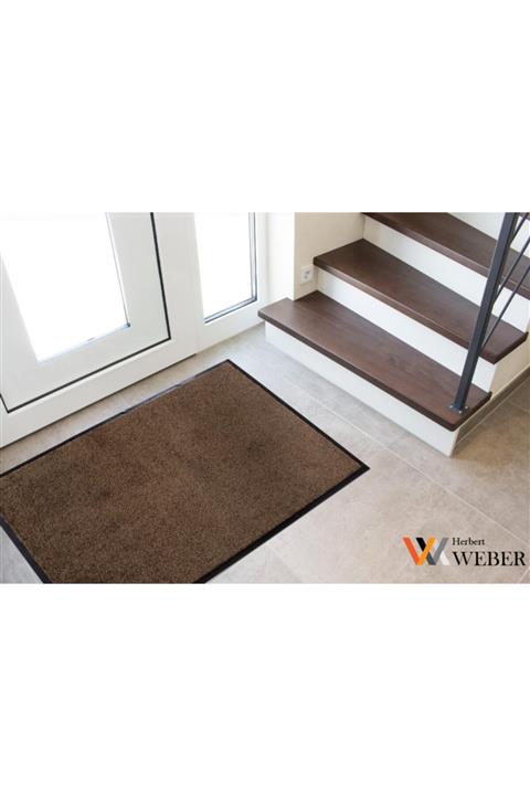 Herbert Weber Golze Nem Alıcı Kapı Önü Paspası Kahverengi 45x75