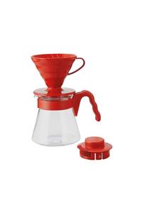 Hario V60 Kahve Demleme Seti Kırmızı