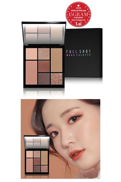 Missha Yüksek Pigmentli Far, Allık, Kontür Göz ve Yüz Paleti APIEU Full Shot Mood Palette (No.2)
