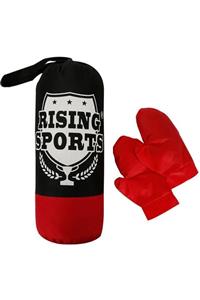 MERSAC Rising Sports Box Seti Kum Torbası (40cm) Eldiven Ve Fileli