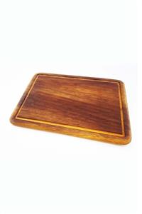 Timber Ahşap Iroko Ağacı Sevis Sunum Steak Tahtası 24×34×1.8