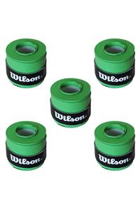 Wilson Comfort Bowl O'grips 5 Adet Grip, Tenis Raketi Gribi Yeşil