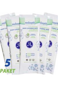 Medcover Mediseptik %2 Chg Antibakteriyel Perine Temizleme Havlusu 12'li - 5 Adet