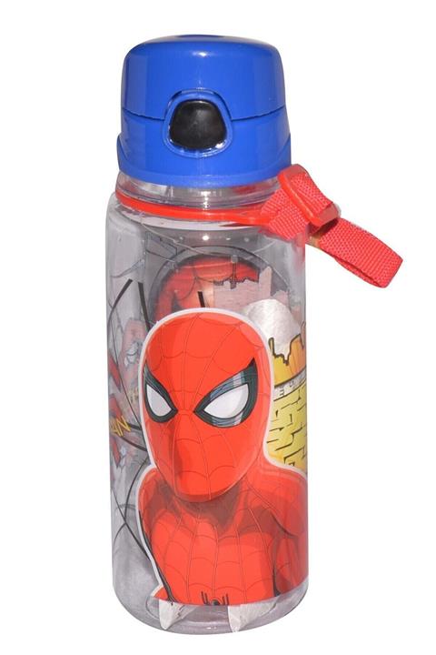 Hakan Çanta Spider-man 500 Ml Krılmaz Gövde Şeffaf Matara