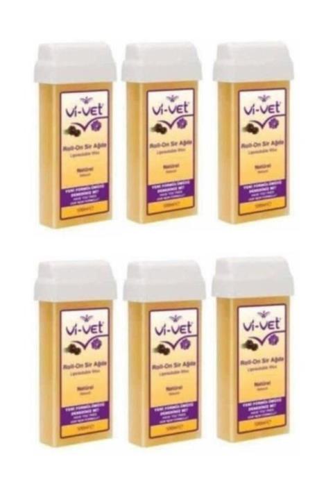 Vivet Naturel Kartuş Sir Ağda 100 ml 6'lı Set Ck02759-6
