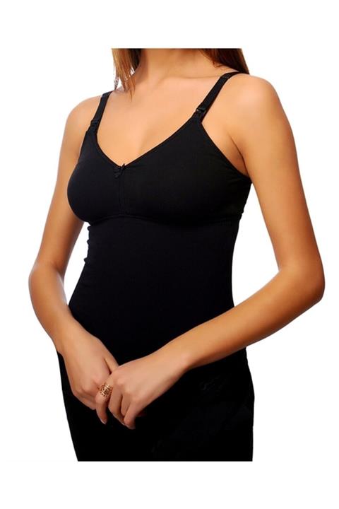 Sema Bebe Kadın Siyah Sema Baby Emzirme Atleti 90 Beden