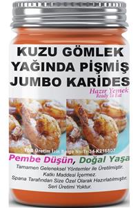 SPANA Kuzu Gömlek Yağında Pişmiş Jumbo Karides Ev Yapımı Katkısız 330gr