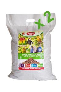 Bonny Nice Organik Çam Pelet Evcil Kuş Altlığı 10 Kg 17 L X 2 Paket 34 L