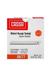 Cassa Maket Bıçağı Yedeği 9mm 100Ad