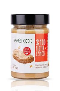 Wefood Şekersiz Sade %100 Fıstık Ezmesi 300 gr (Fıstık Parçacıklı)