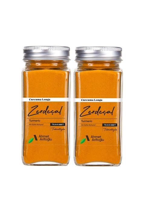 Ahmet Arifoğlu Zerdeçal Cam Şişe 70gr + 70gr 2'li Set