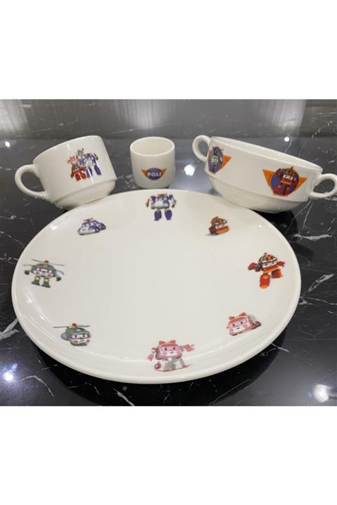 TEBAK COLLECTION 4 Parça Yemek Takımı Mama Seti