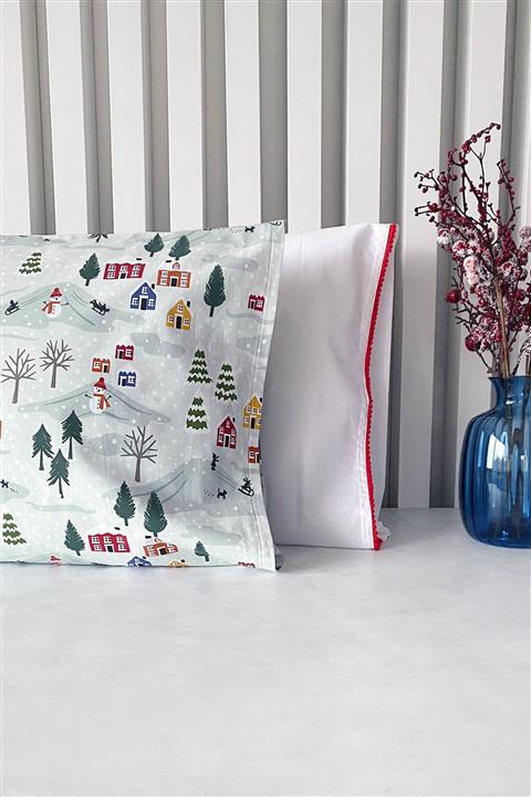 Funbou Yılbaşı Yastık Kılıfı Seti, Mint