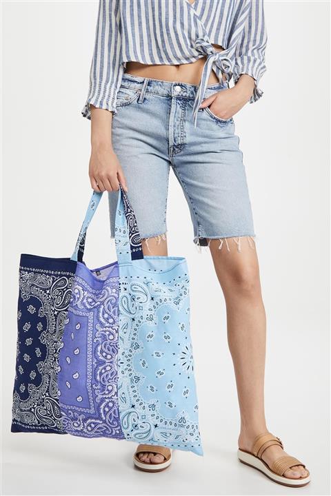 New Obsessions Bandana Desenli Plaj Çantası