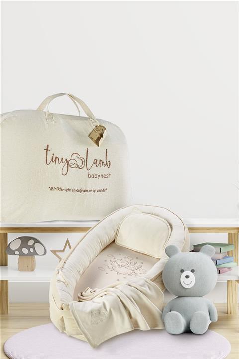 tinylamb Cocoon Babynest Uyku Yuvası Seti - 4 Parça 0-6 Aylık