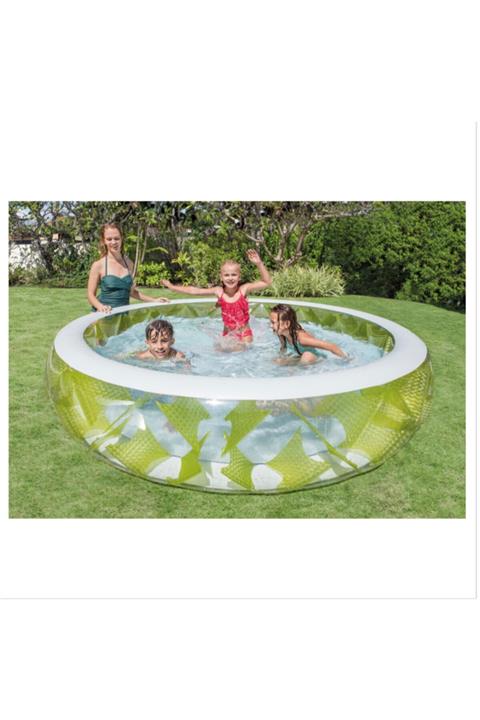 Intex Yeşil Şeritli Aile Havuzu 229x56 Cm