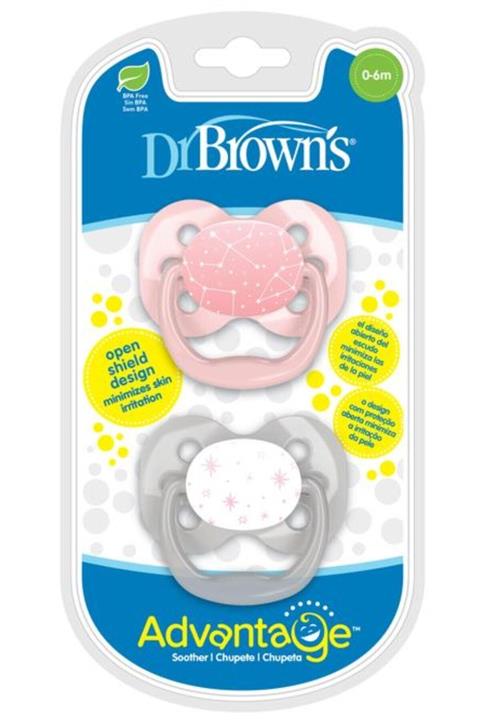 Dr Browns Dr. Brown's Advantage Emzik 1. Evre (0-6 Ay) Pembe Ikili Paket